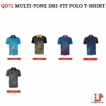 Multi-Tone Dri-Fit Polo T-Shirt